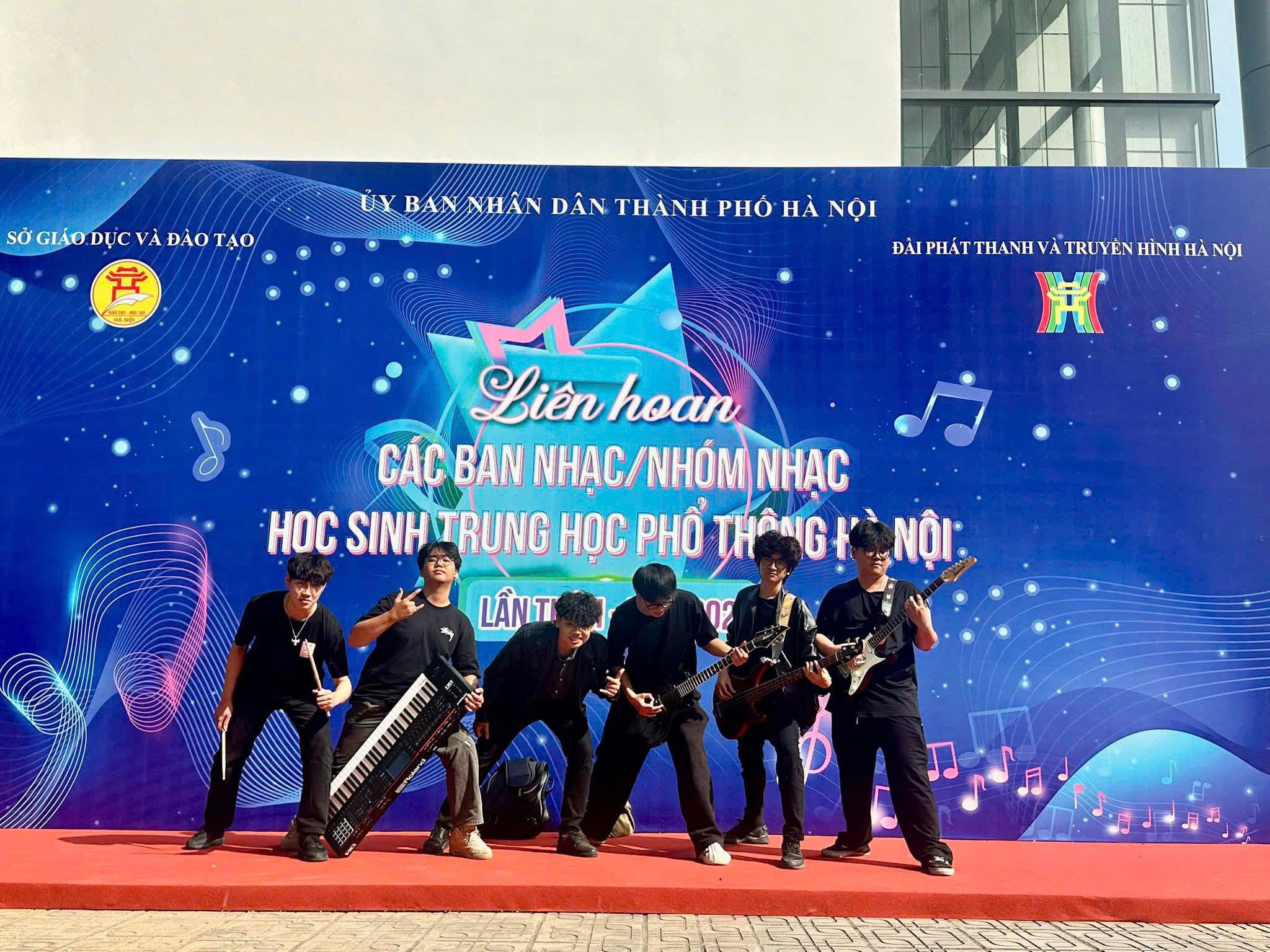 Bài dự thi của ban nhạc Dấu Vết - trường THPT Bình Minh tại buổi Liên hoan các ban nhạc thành phố Hà Nội lần thứ II năm 2025
